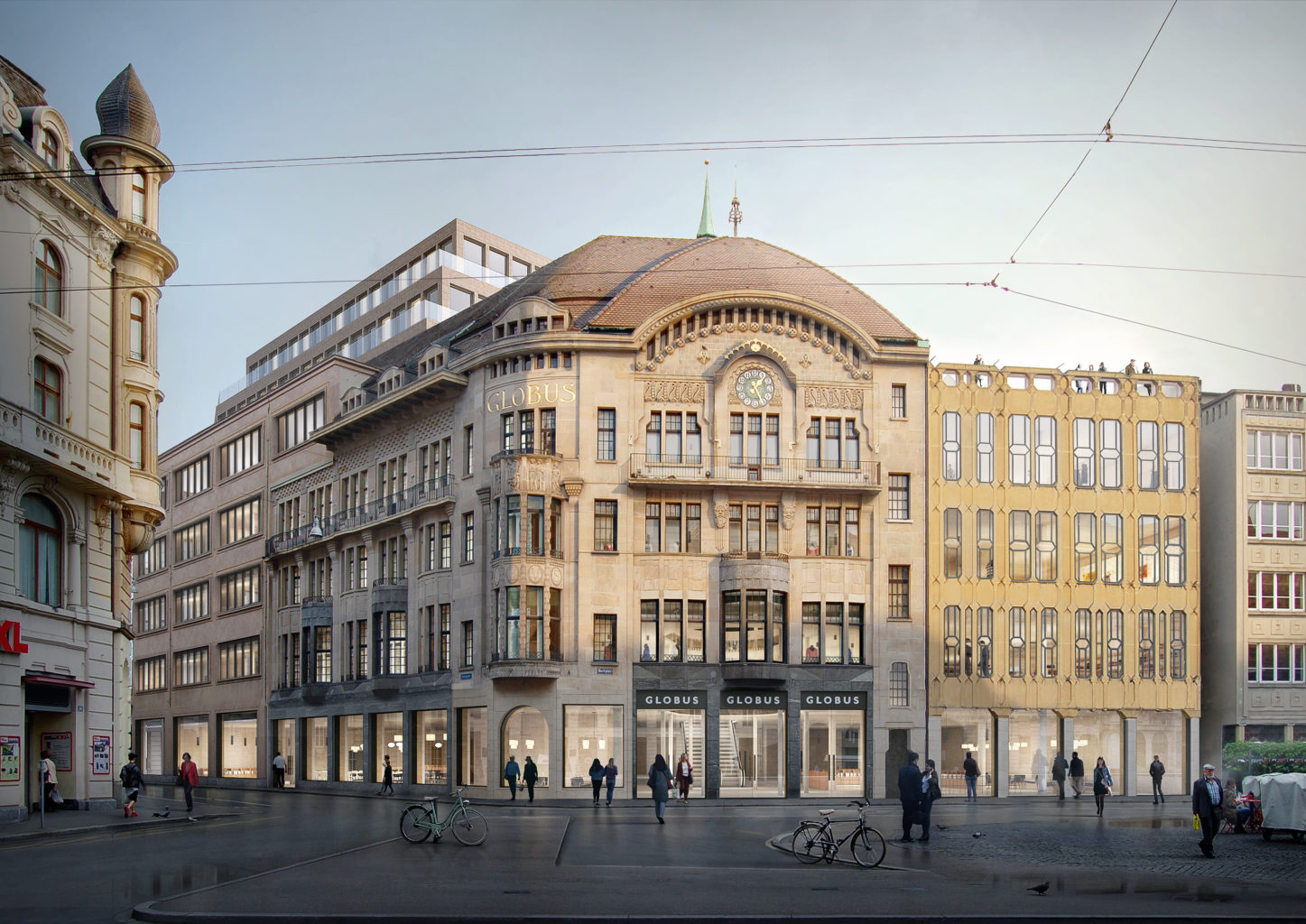 Umbau Globus Basel © Miller & Maranta