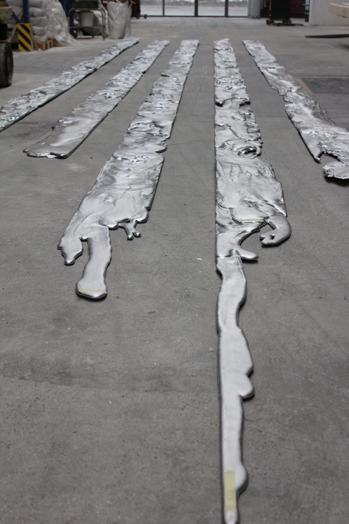 Die fertigen Magmaflüsse © Saskia Edens