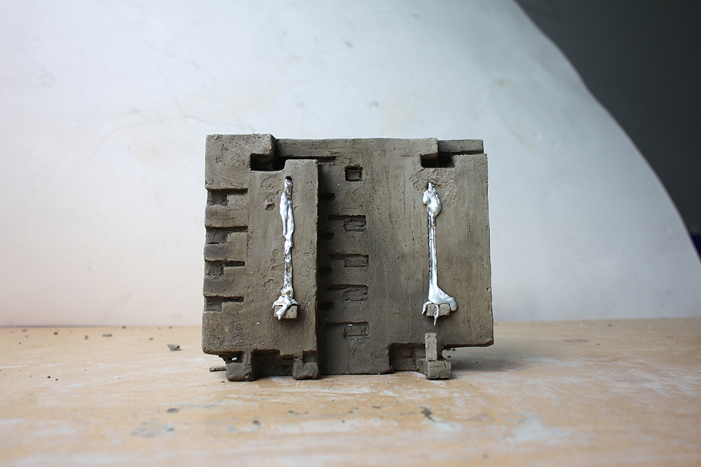 Das Wettbewerbsmodell für «Magma» © Saskia Edens