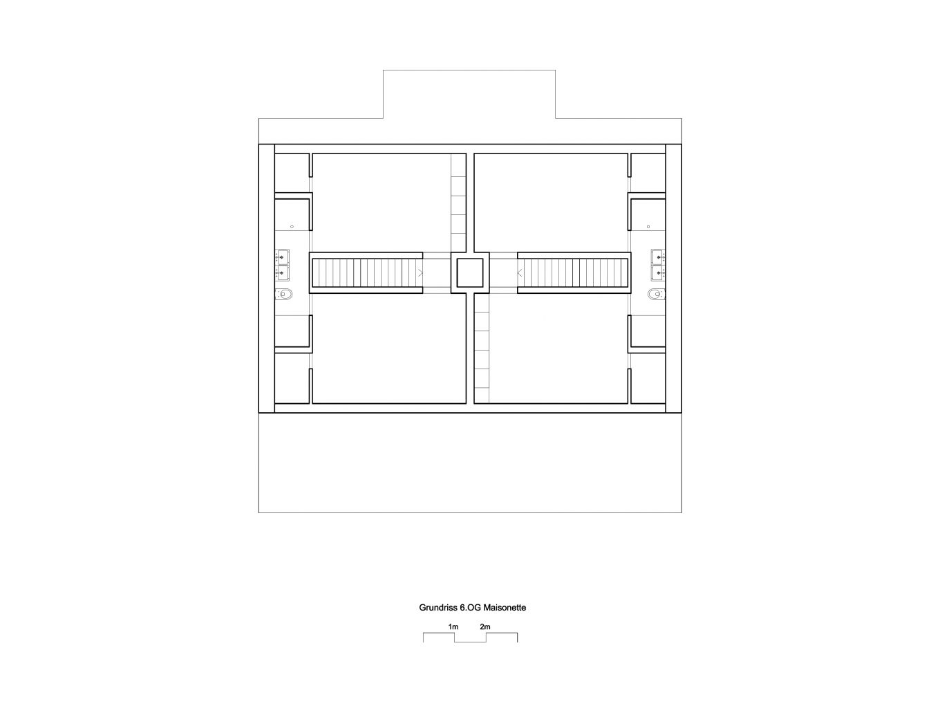 Grundriss | Aufstockung Drahtzugstrasse © Lukas Raeber