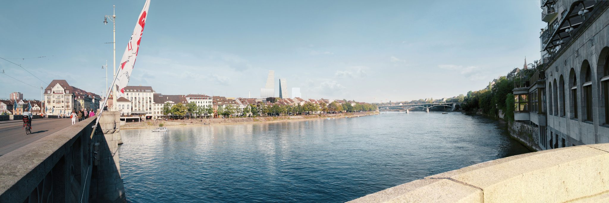 Blick von der Mittleren Brücke © F. Hoffmann-La Roche Ltd