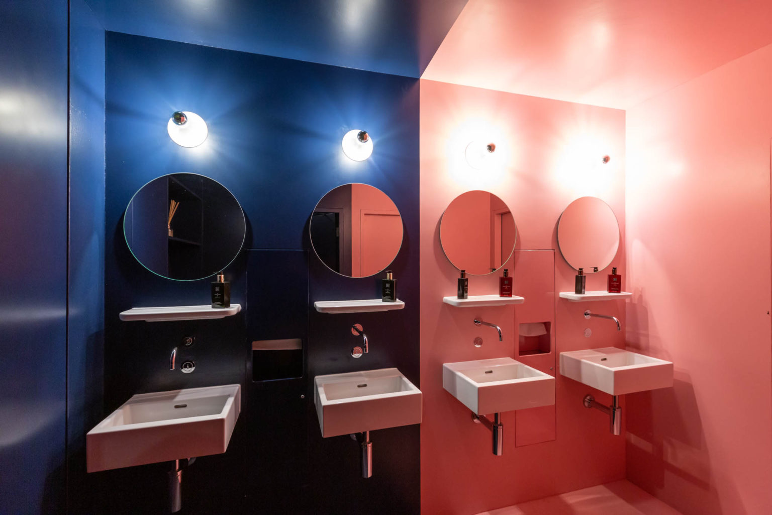 gemeinsame Waschtische © Architektur Basel