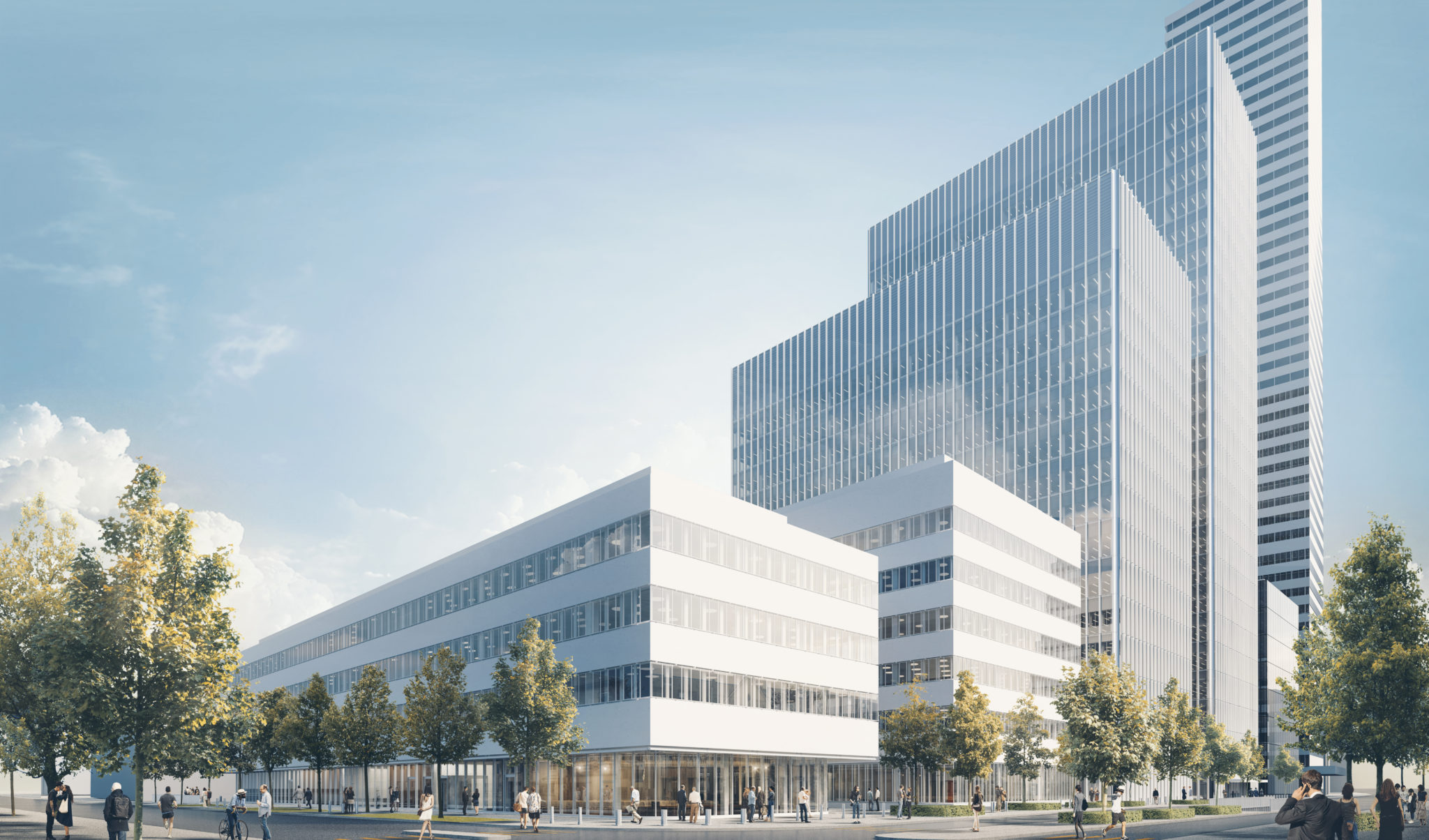 Visualisierung Grenzacherstrasse © F. Hoffmann-La Roche Ltd