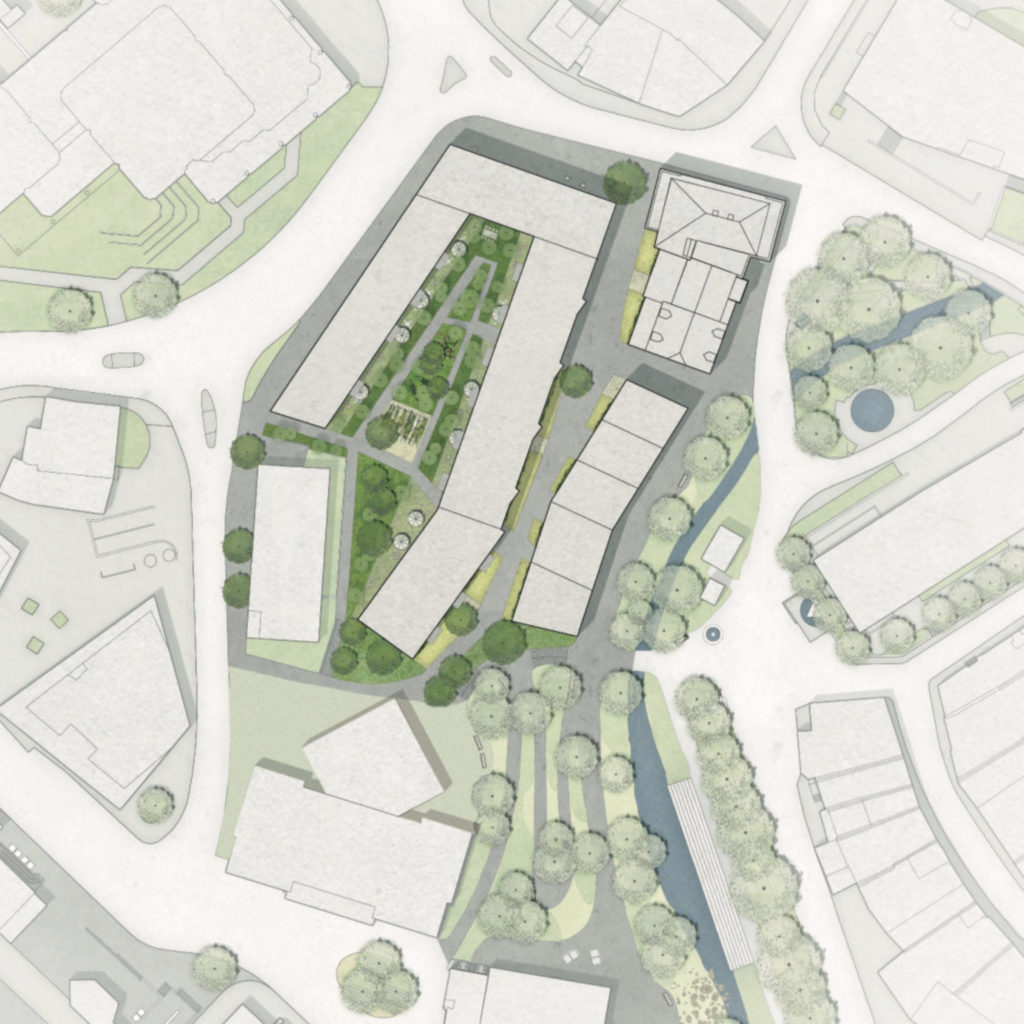 Umgebungsplan, Quelle: Jurybericht «Lüdin-Areal»