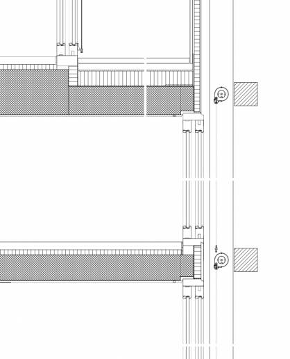 Konstruktionsschnitt © Morger & Degelo Architekten