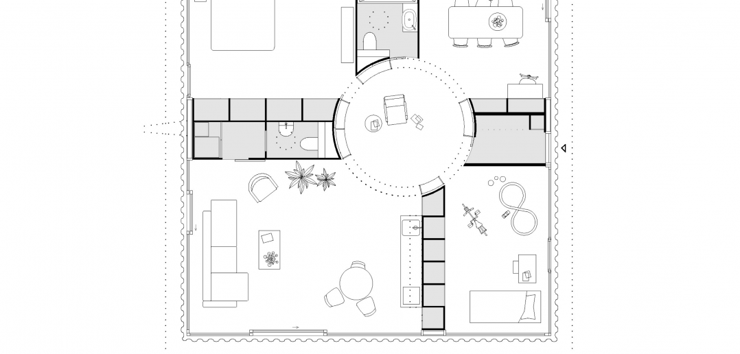 Grundriss © Rahbaran Hürzeler Architekten