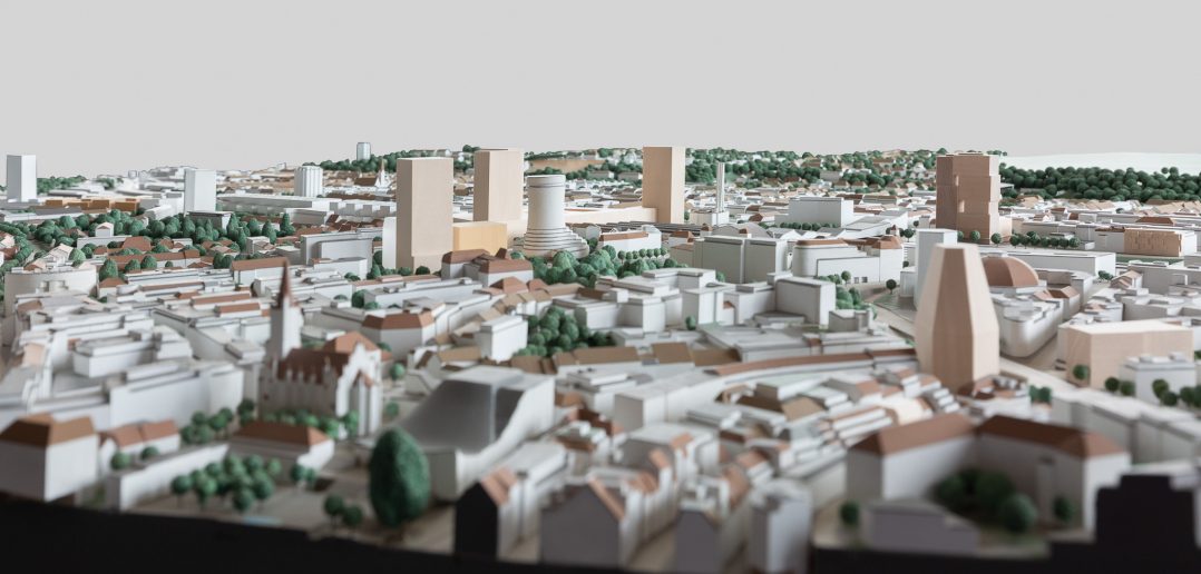 Nauentor im Stadtmodell © Architektur Basel