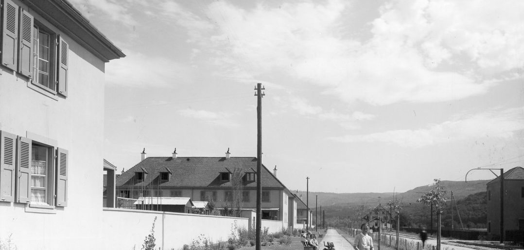 Die St. Jakobs-Strasse anno 1921 © Siedlungsgenossenschaft Freidorf
