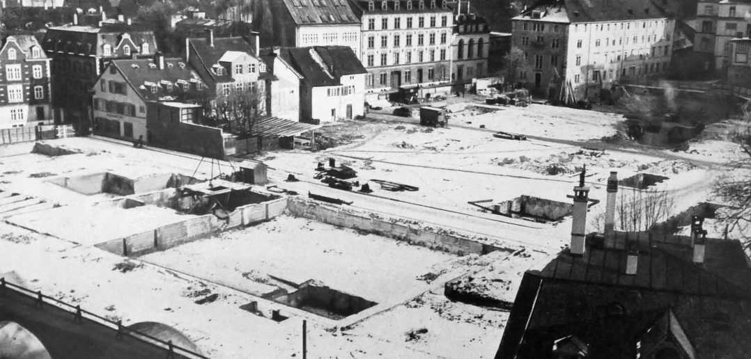 Abbrucharbeiten und Aushub Januar 1940 © Paul Butscher