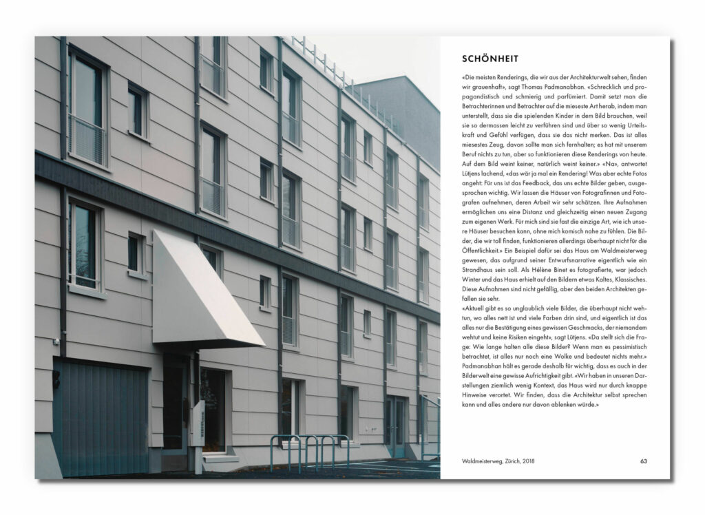 Architektur machen. Schweizer Architekturschaffende im Gespräch © Quart Verlag