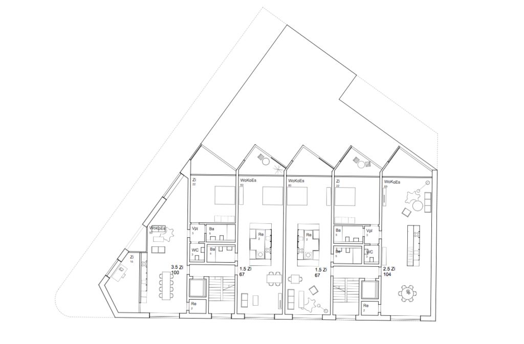 Studienauftrag Odd Fellows-Haus in Basel © Morger und Partner AG