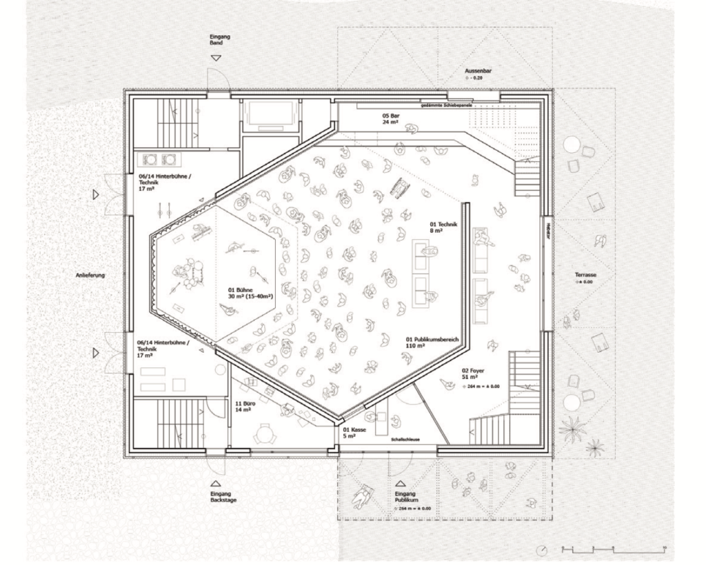 Projektwettbewerb Neue Kuppel Basel © Rhabaran Hürzeler Architekten