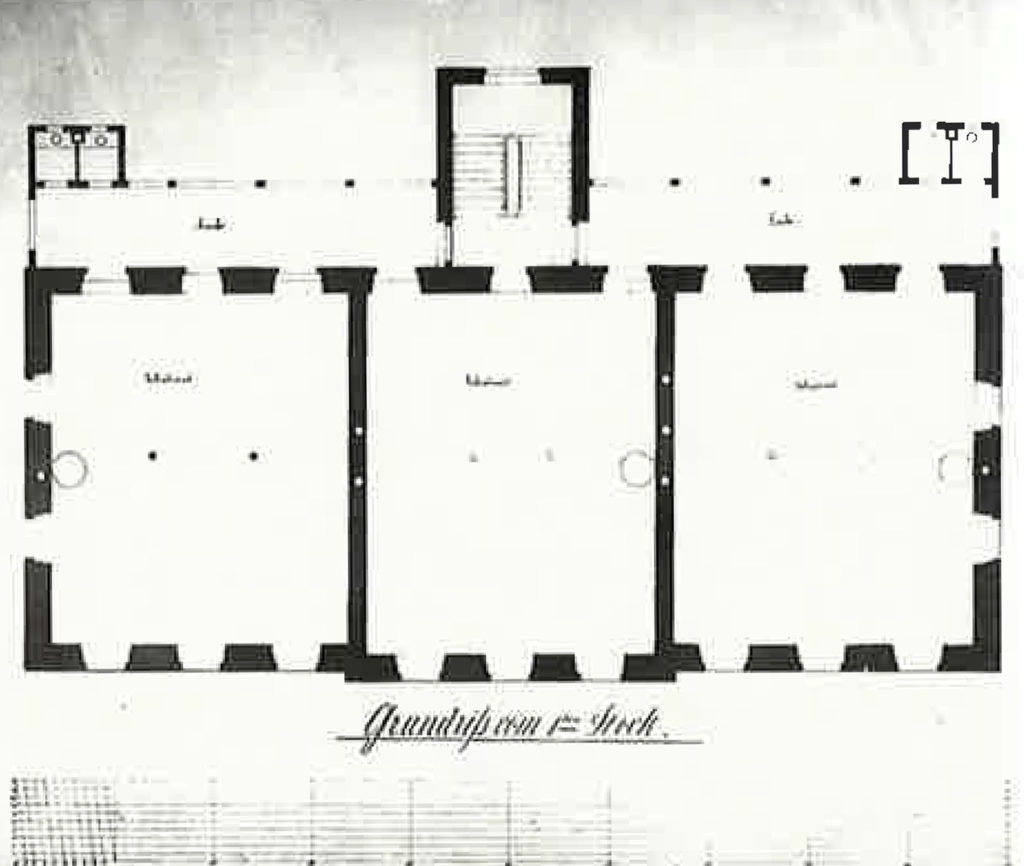 Grundriss Schulhaus Bubendorf