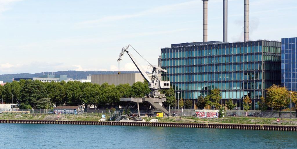 Der neue Hafenkran © Architektur Basel