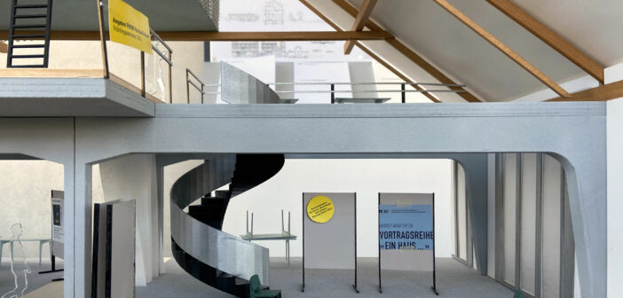 Diplomausstellung 2023 am Institut Architektur am Campus Muttenz © Simon Heiniger / Architektur Basel