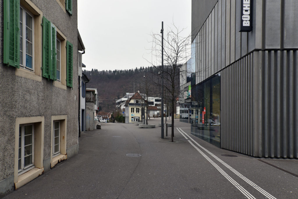 Reibung zwischen Altstadt und Neubau, Bücheli-Center, Liestal © Architektur Basel