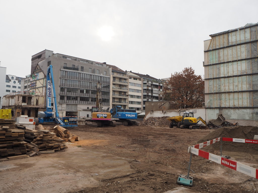 Baustelle Claraturm © Architektur Basel