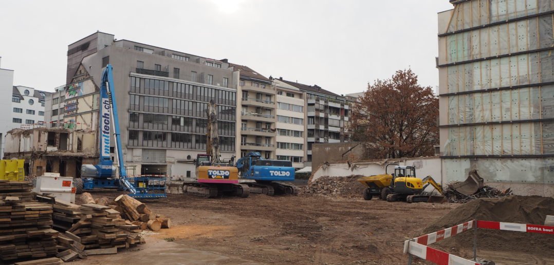 Baustelle Claraturm © Architektur Basel