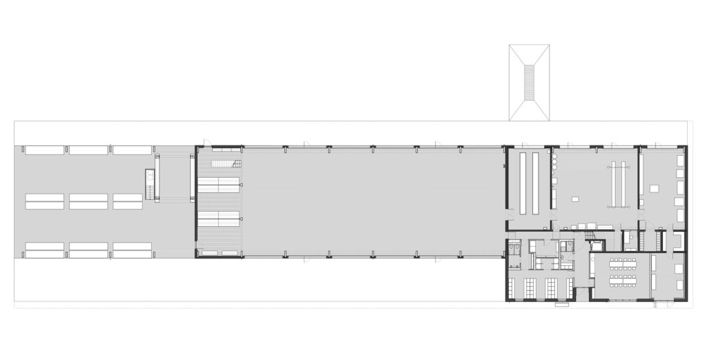 Werkhof Sissach, Grundriss Erdgeschoss © VOSS Architects/ Ebeling Architekten