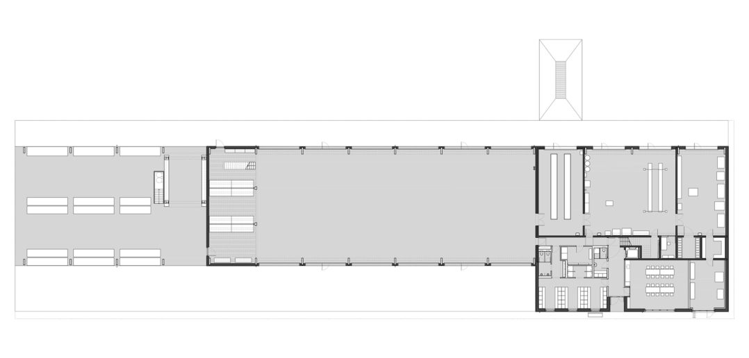 Werkhof Sissach, Grundriss Erdgeschoss © VOSS Architects/ Ebeling Architekten