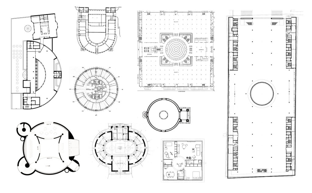 Der Kreis in der Basler Architektur © Collage Architektur Basel