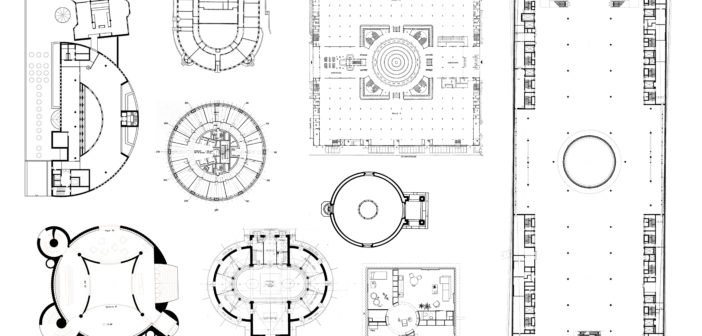 Der Kreis in der Basler Architektur © Collage Architektur Basel
