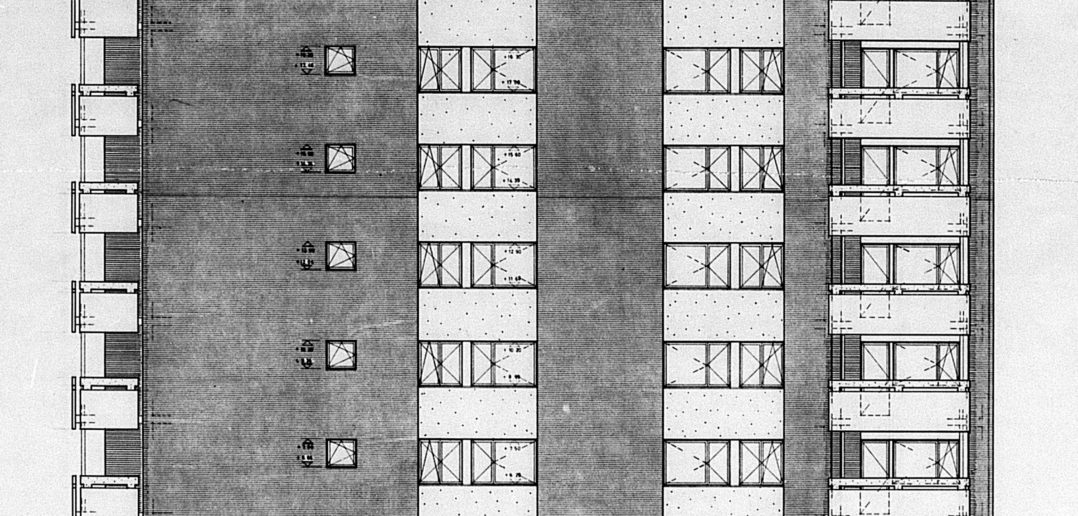 Ostfassade, Hochhäuser Schorenareal von Burckhardt+Partner