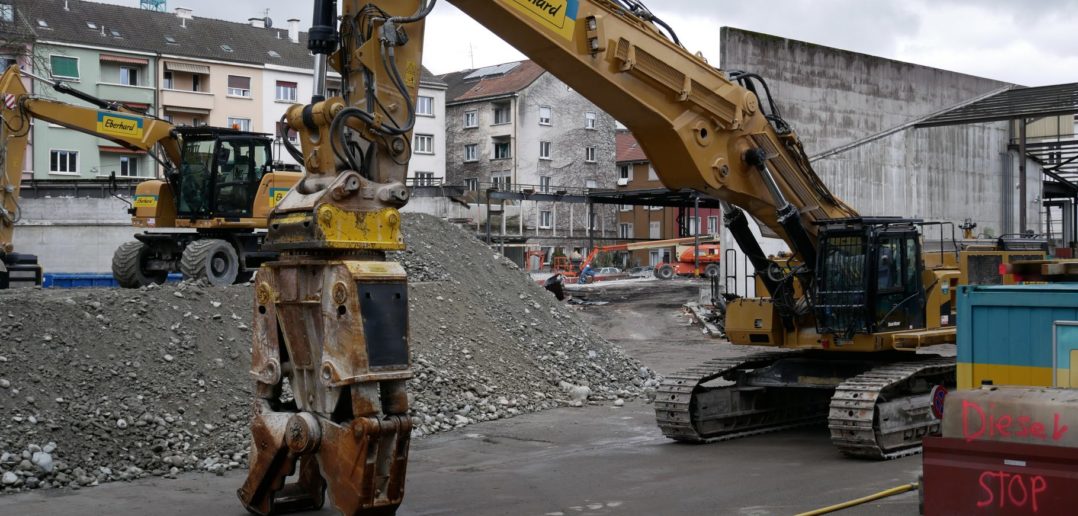 Die Bagger stehen bereit © Architektur Basel