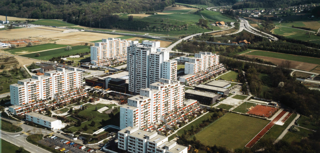 Überbauung Liebrüti in Kaiseraugst © Swissair Photo AG