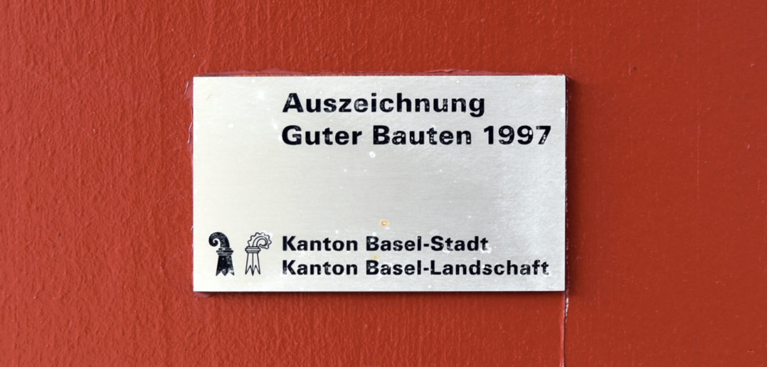 Hat die Jury 1997 überzeugt! © Simon Heiniger / Architektur Basel